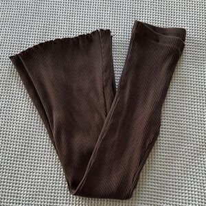 Aerie Ribbed Brown Pants